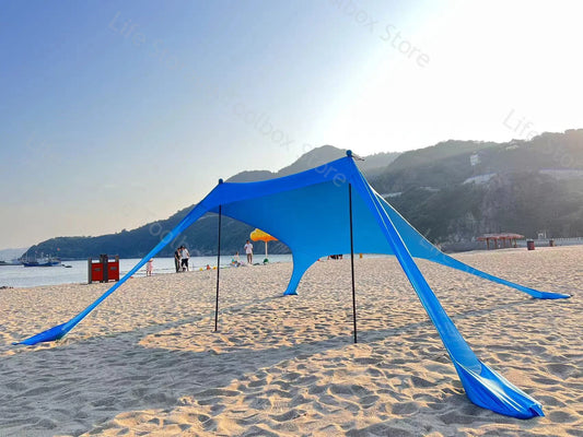 M12 - Camping Tent Windproof Pop Up Awning Outdoor Beach Sun Shade