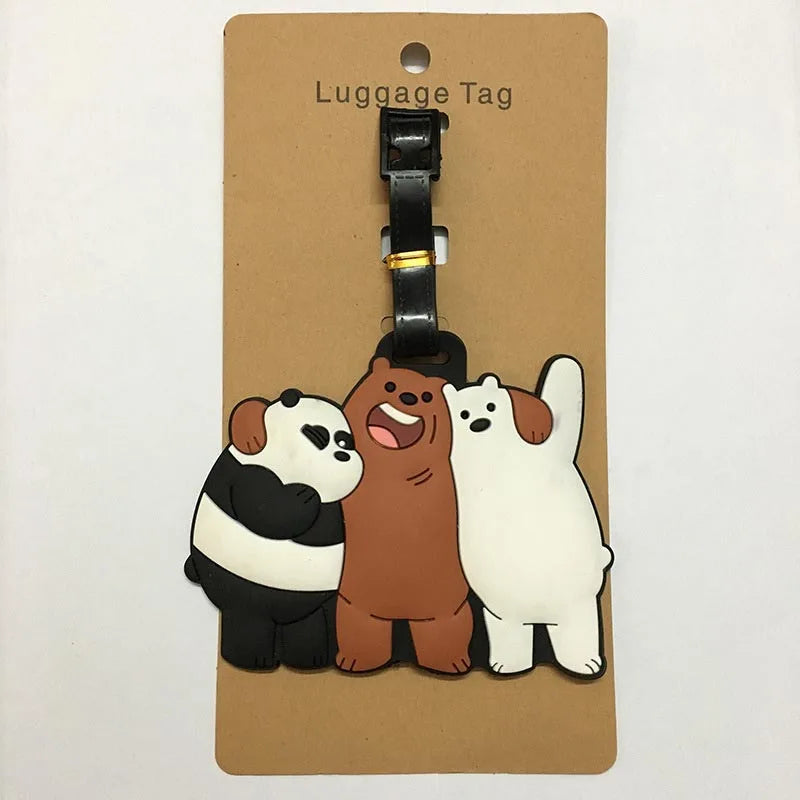 A26 - Cartoon Bears & Panda Luggage Tag
