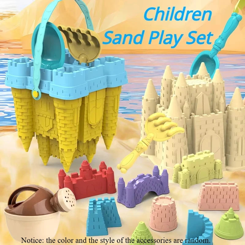 B27 - Beach Castle Bucket Play Sand Set Toys