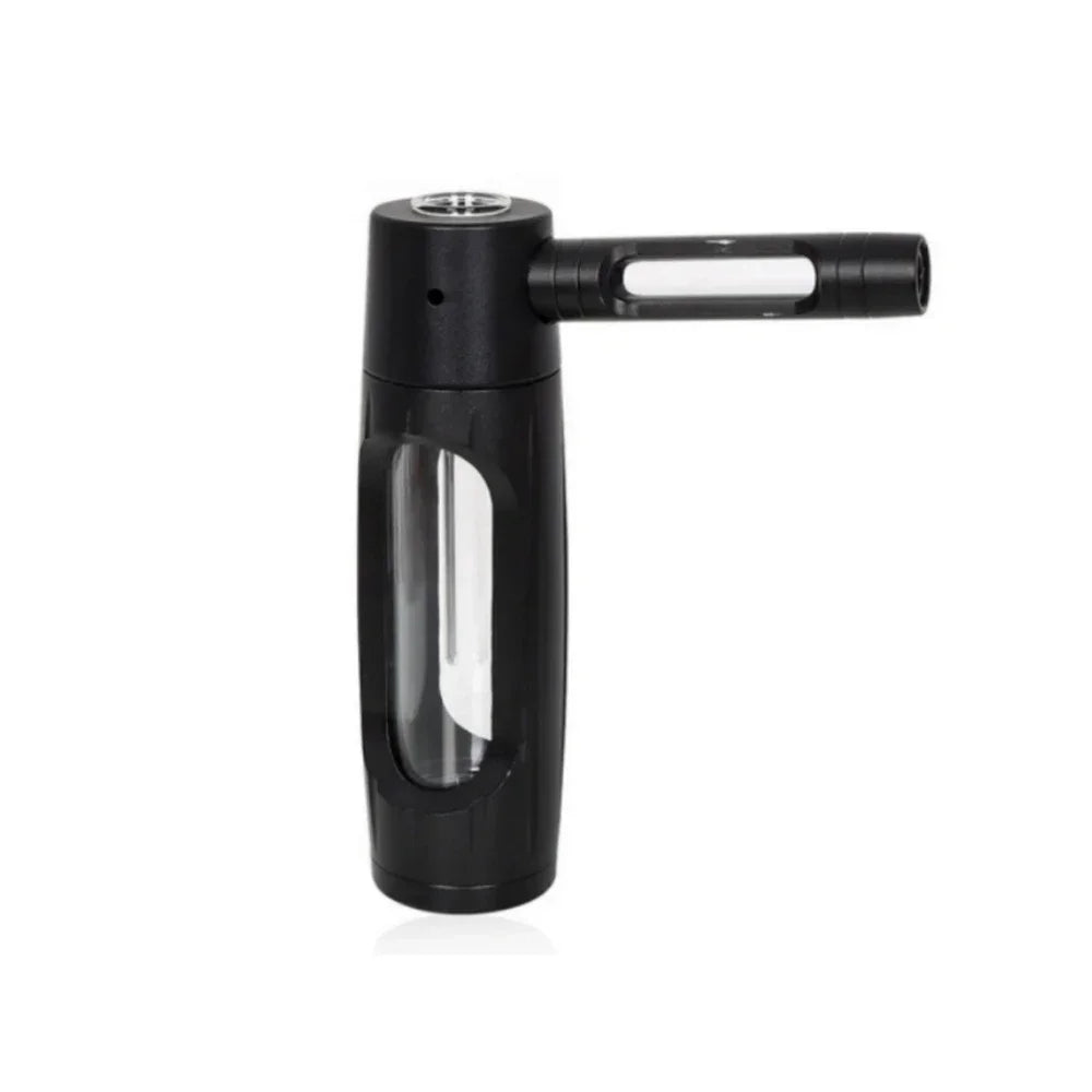 PIPE12 - Pipa portatile in metallo con bracieri in vetro