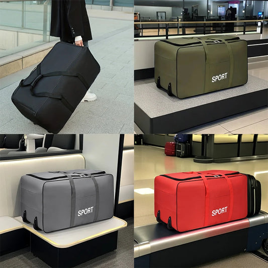 A21 - Foldable Wheel Bags Luggages Storage Bag with Wheels Large Capacity