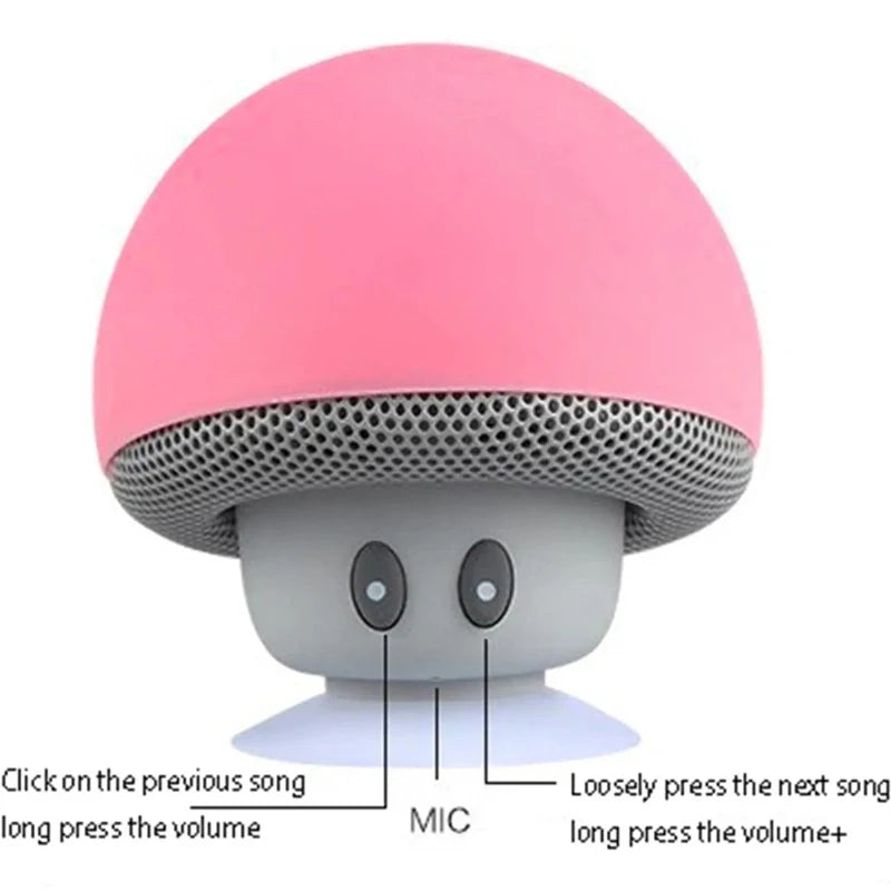AE05 - Mini Bluetooth Mushroom Speaker Waterproof
