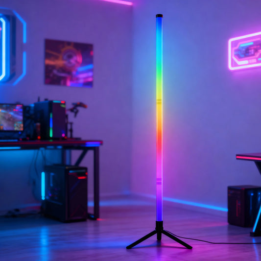 ILLUR - Lampada da terra a LED RGB