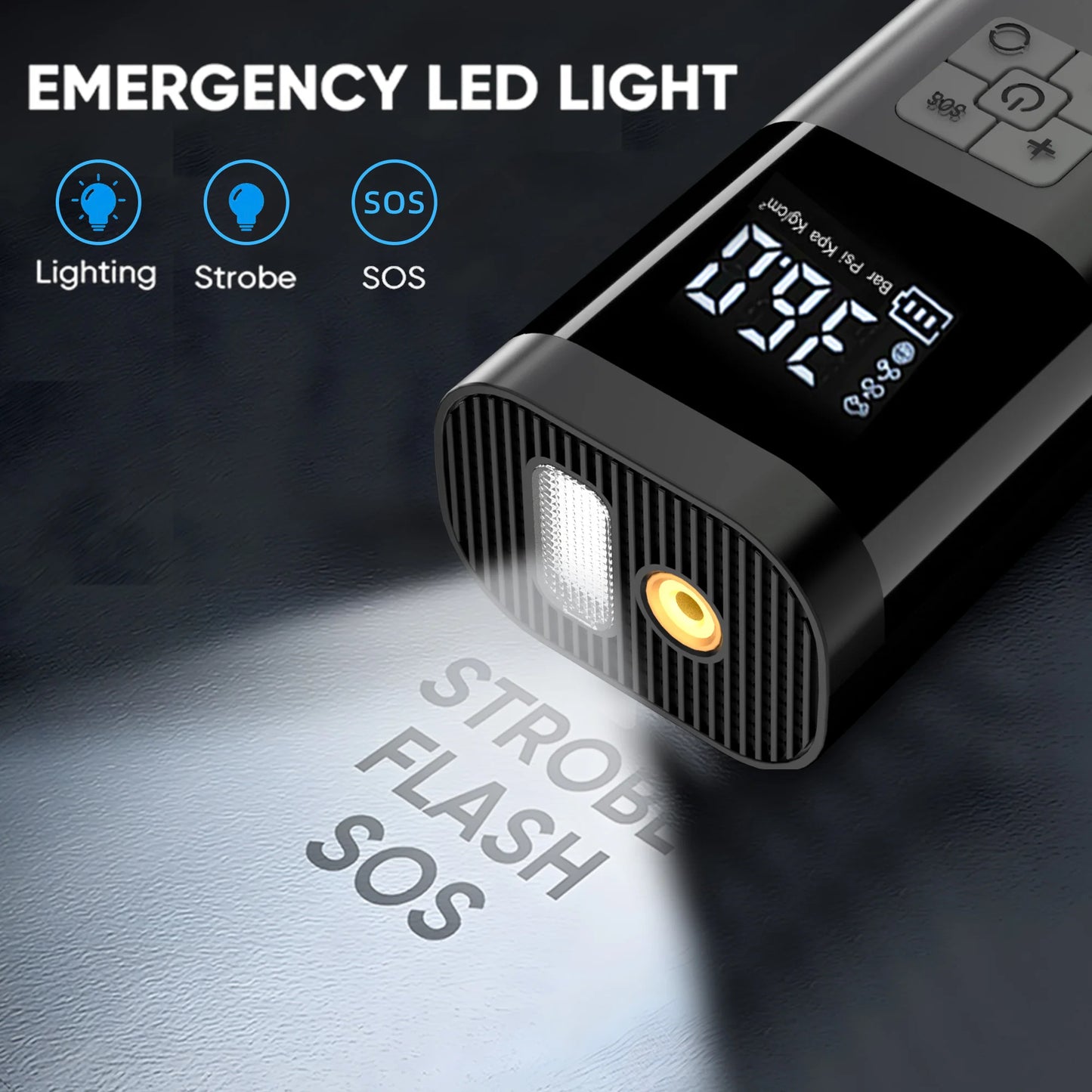 EXTRAS6 - Compressore d'aria portatile per auto