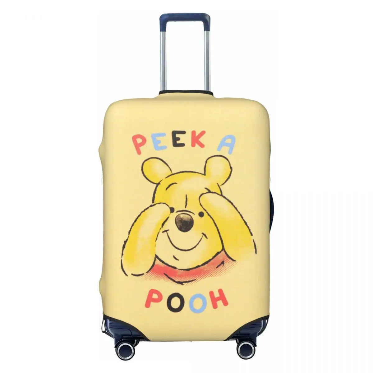 A111 - Custom Winnie The Pooh Luggage Cover Elastic