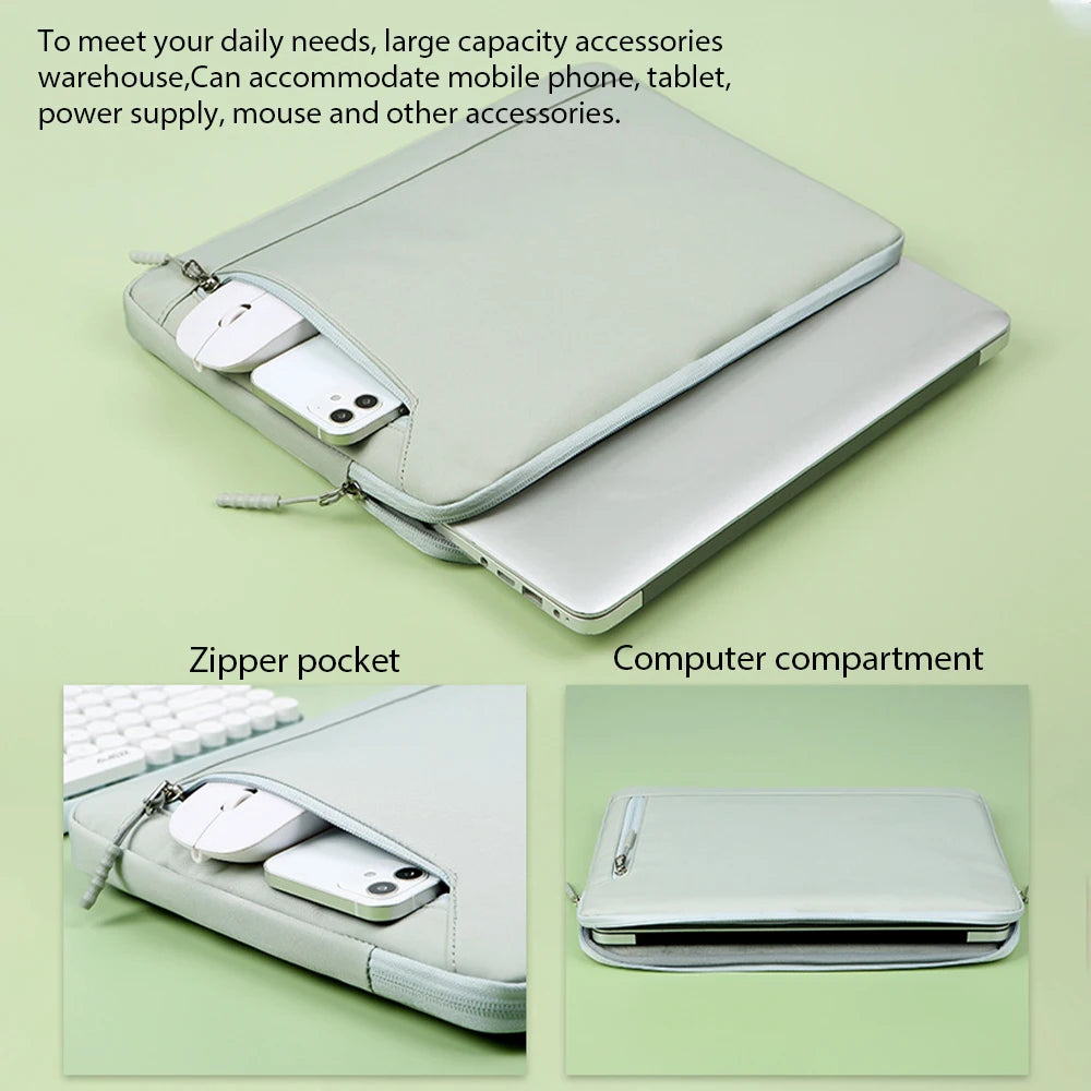 WA03 - CASEPOKE Laptop Sleeve Case 13.3 14.6 15.6 Inch Notebook Bag Tablet Waterproof