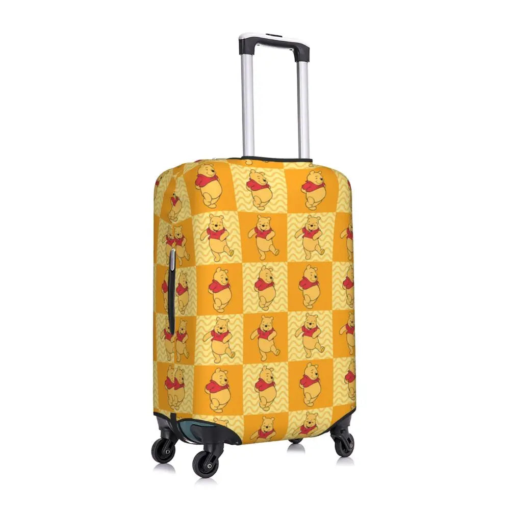 A111 - Custom Winnie The Pooh Luggage Cover Elastic