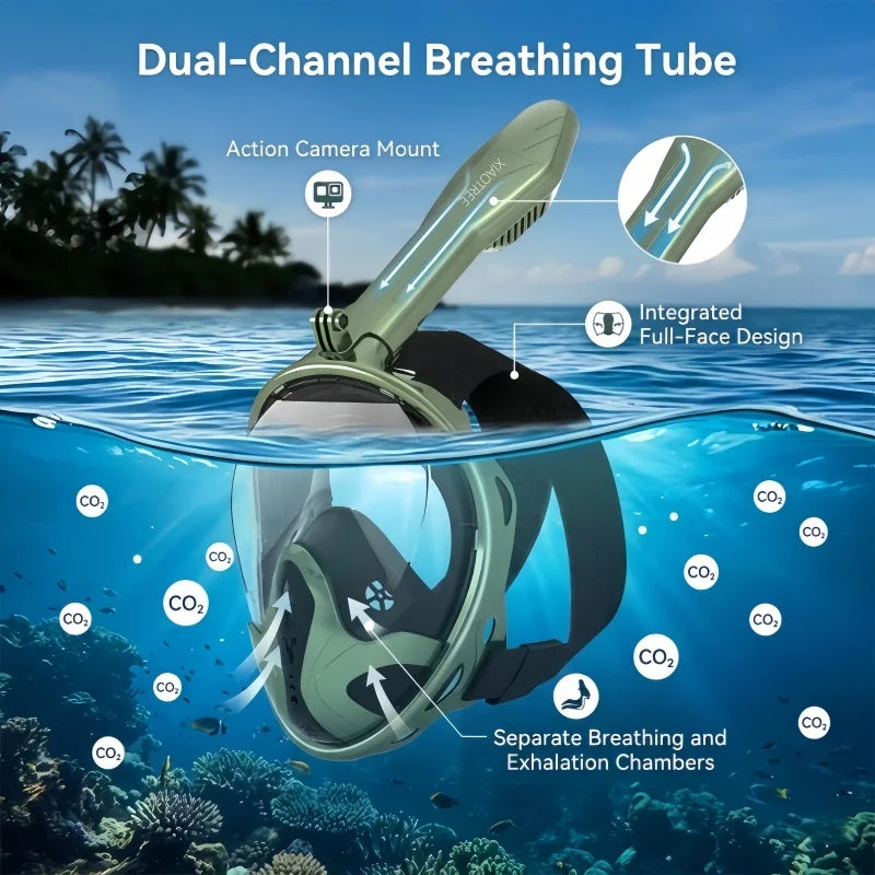 SNOR - Maschera Professionale per Snorkeling