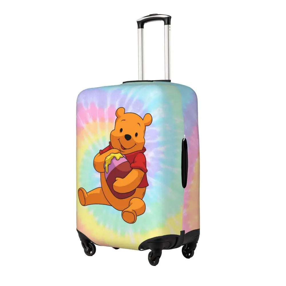 A111 - Custom Winnie The Pooh Luggage Cover Elastic
