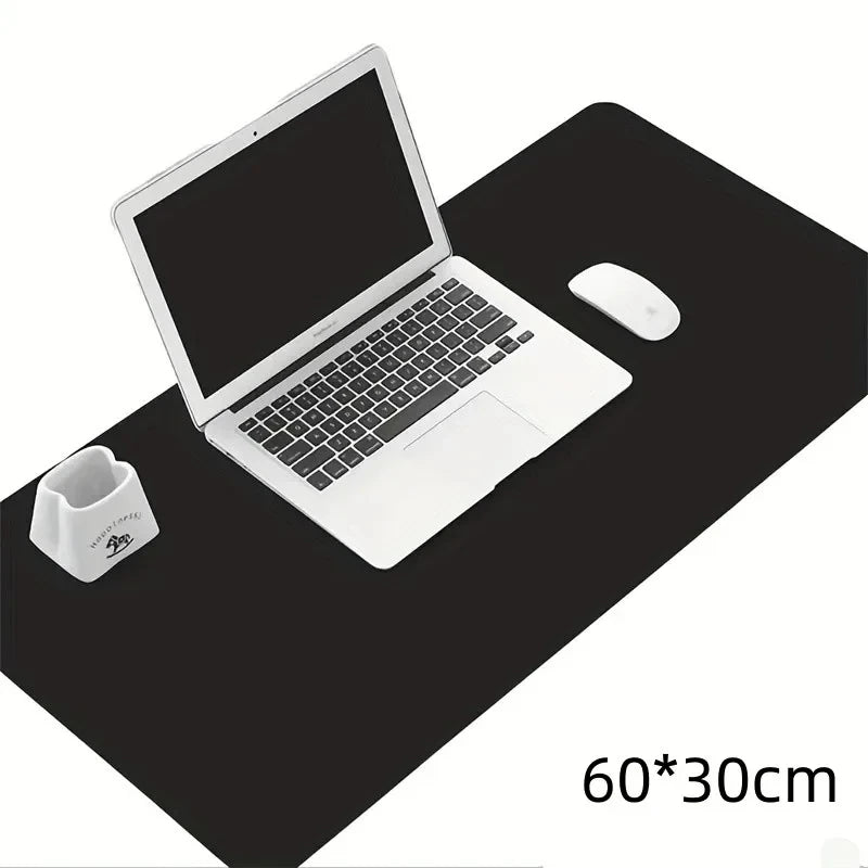 WA04 - 1pc Large Size 600*300mm Office Desk Protector Mat PU Leather Waterproof