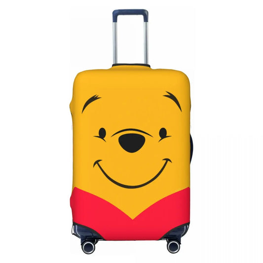 A111 - Custom Winnie The Pooh Luggage Cover Elastic
