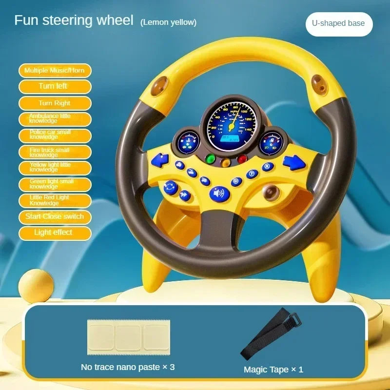 TOYS - Volante giocattolo per bambini per sedile posteriore