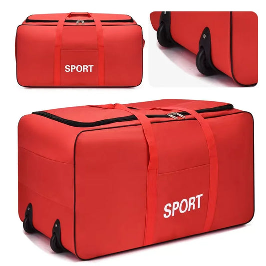A21 - Foldable Wheel Bags Luggages Storage Bag with Wheels Large Capacity