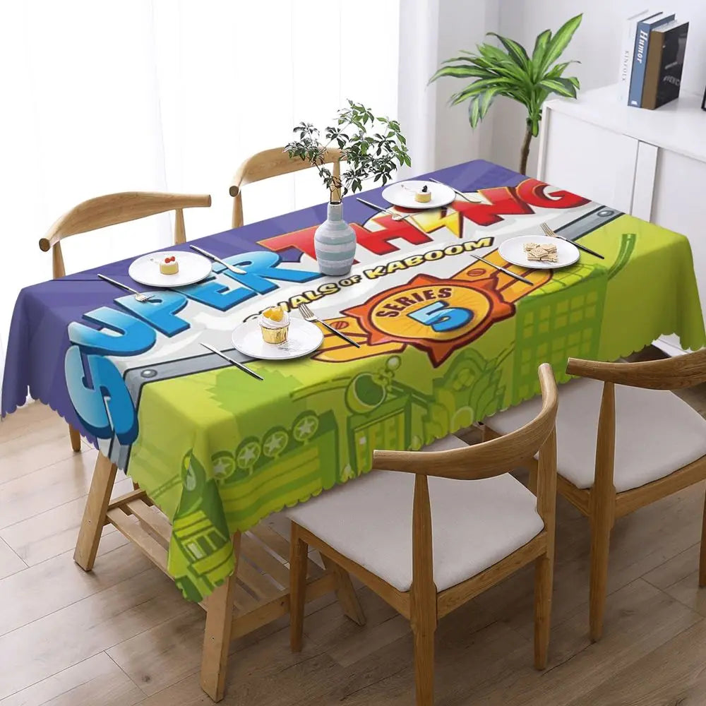 TESS15 - Tovaglia rettangolare personalizzata Cartoon