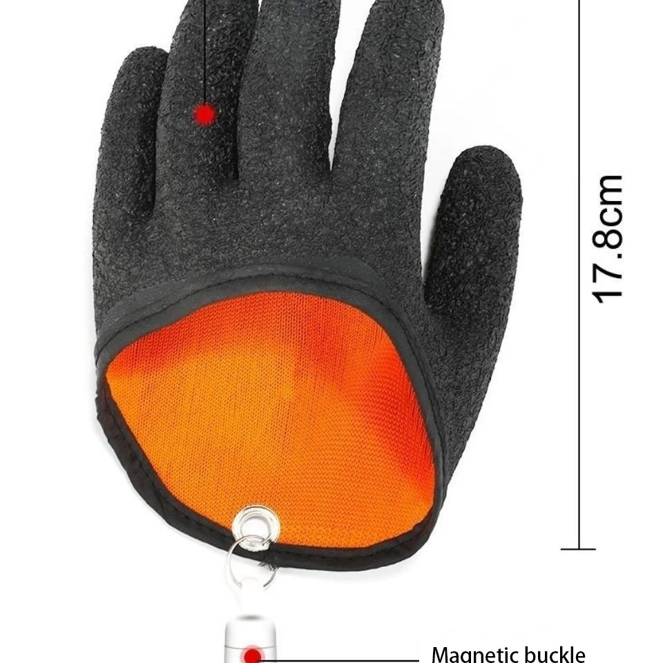 SNOR18 - Guanti da sub per la pesca, anti-puntura, pesca in mare