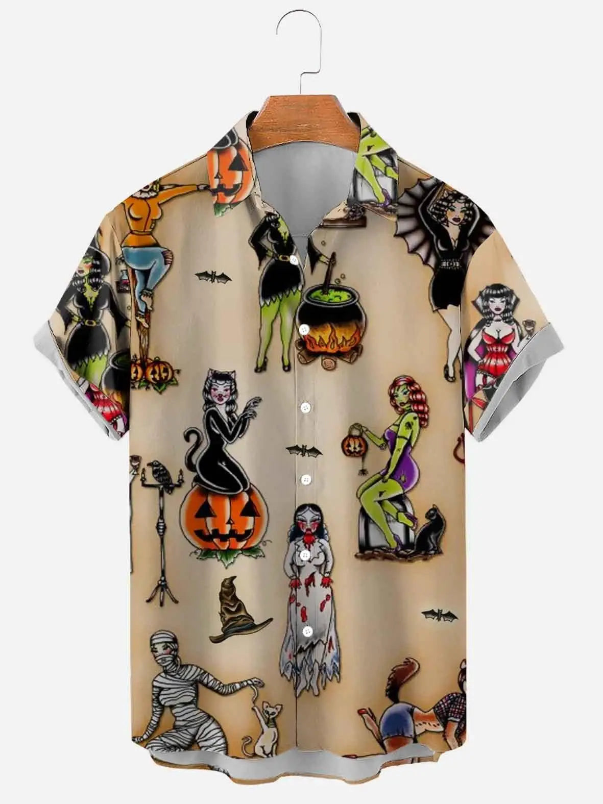 HAWAIA08 - Camicie da spiaggia hawaiane per uomo