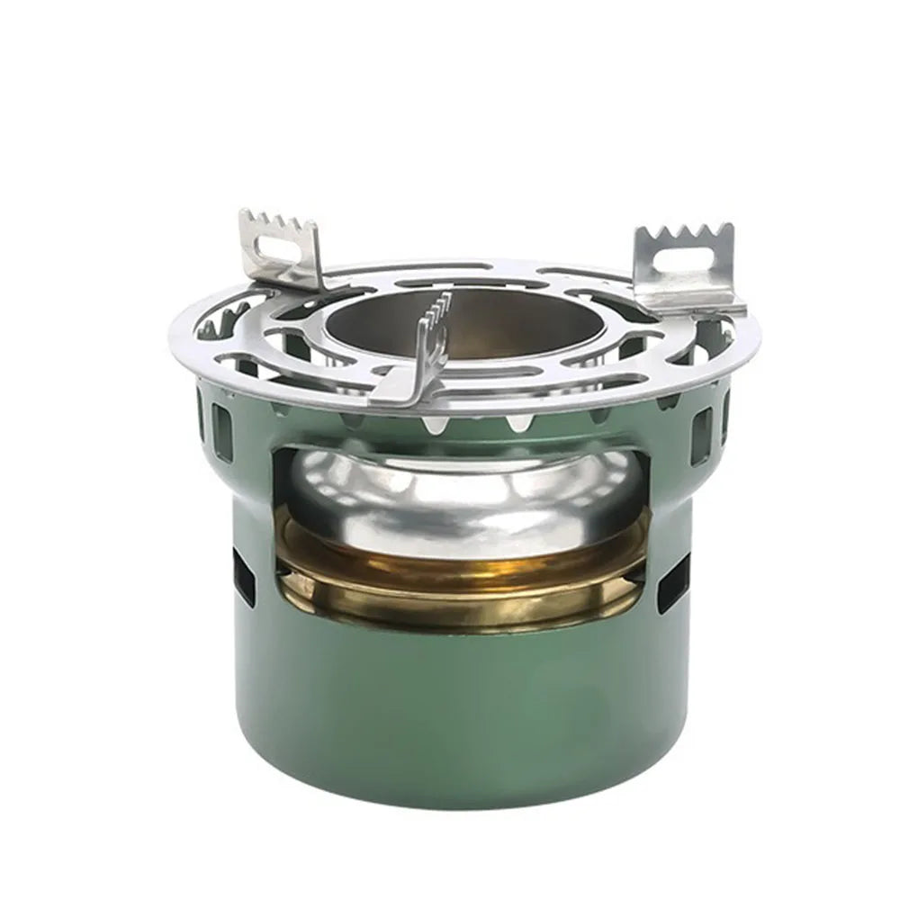 M02 - Camping Gear and Accessories Alcohol Stove Outdoor Furnace Portable Mini Barbecue
