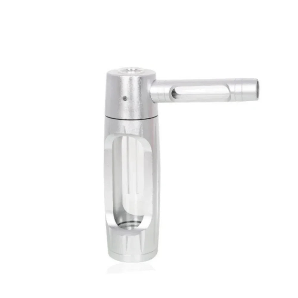 PIPE12 - Pipa portatile in metallo con bracieri in vetro