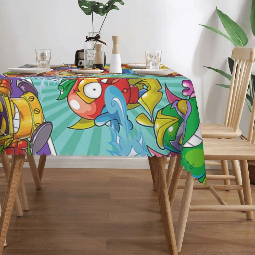 TESS15 - Tovaglia rettangolare personalizzata Cartoon