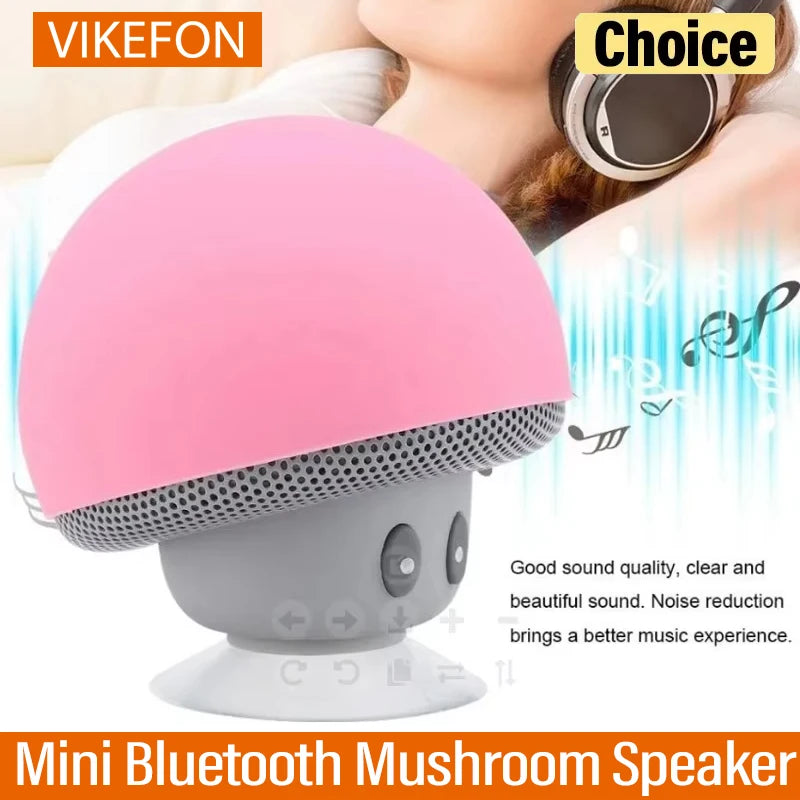AE05 - Mini Bluetooth Mushroom Speaker Waterproof