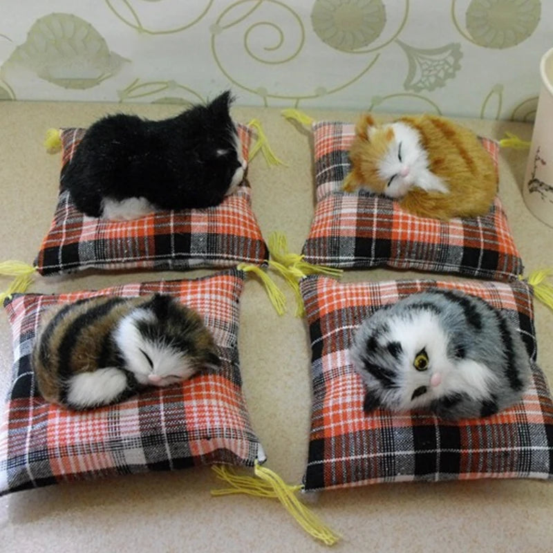 P02 - Animal Flower Cat Cloth Cushion