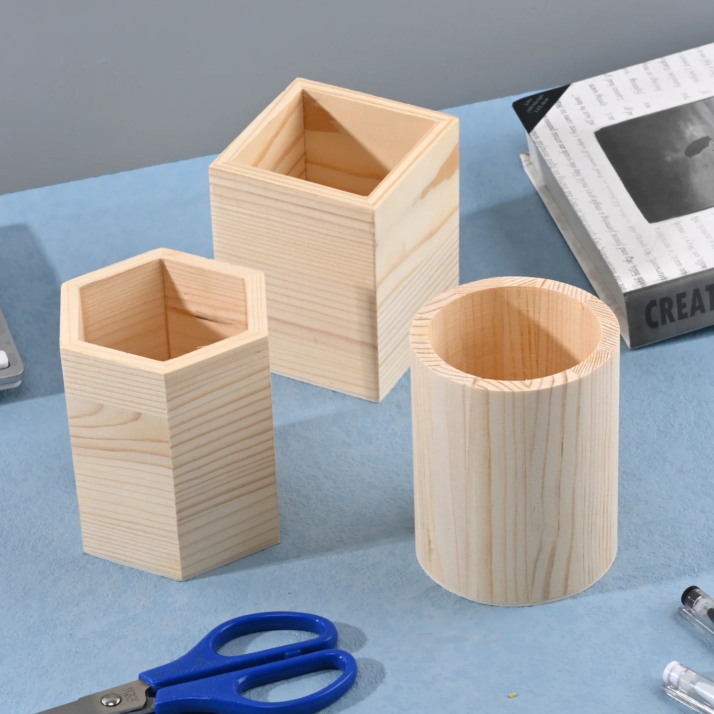 ORGAS - Portaoggetti in legno per penne