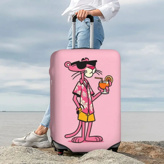 A101 - P-Panthers Cartoon Luggage Cover Protector Fashion Travel Suitcase