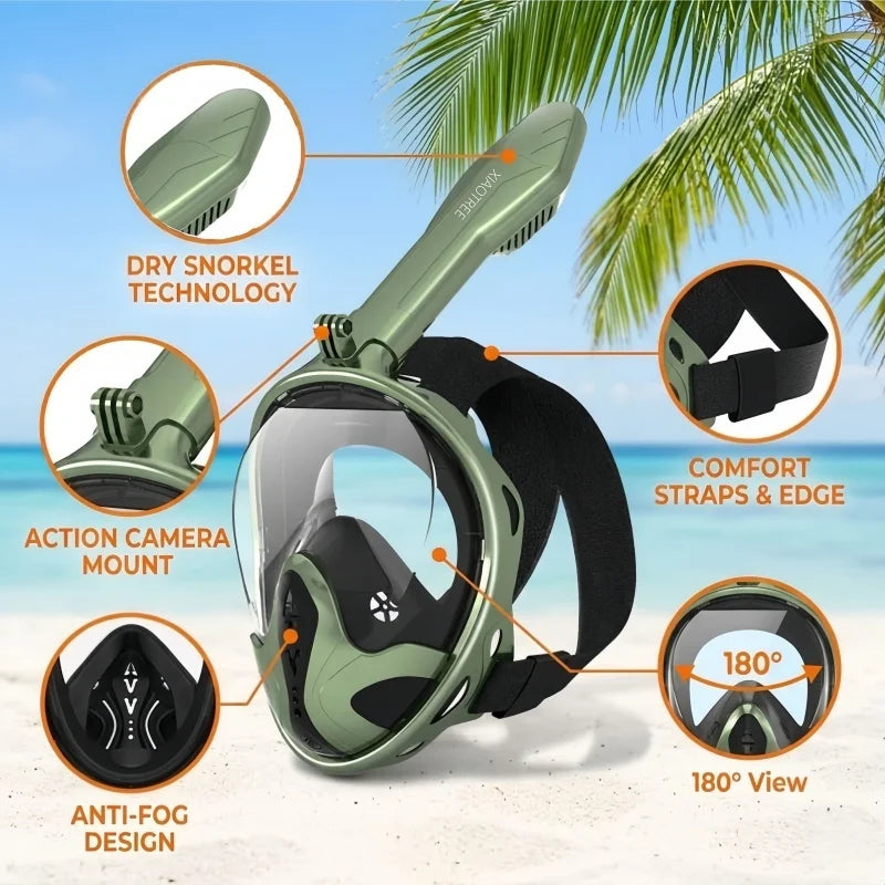 SNOR - Maschera Professionale per Snorkeling