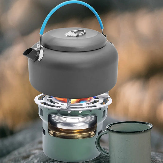 M02 - Camping Gear and Accessories Alcohol Stove Outdoor Furnace Portable Mini Barbecue