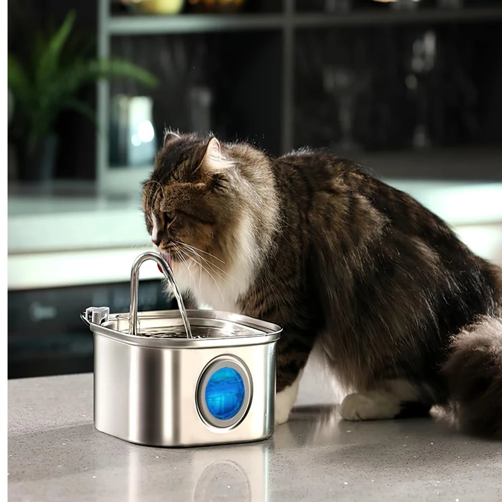 PETS - Fontana automatica per gatti da 2,2 litri