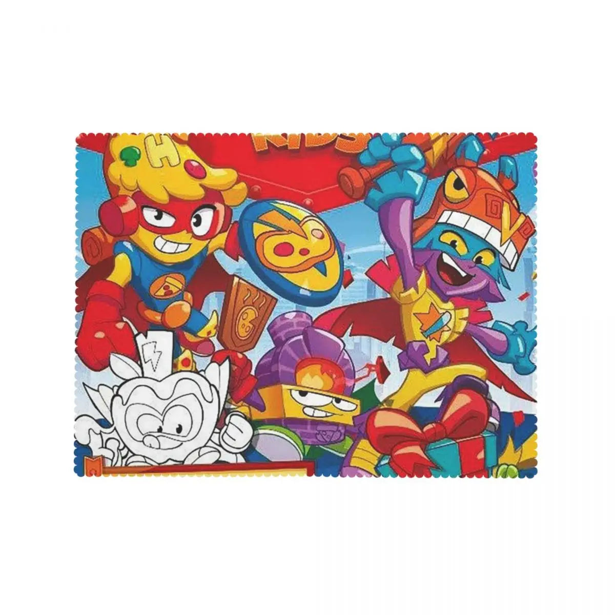 TESS15 - Tovaglia rettangolare personalizzata Cartoon