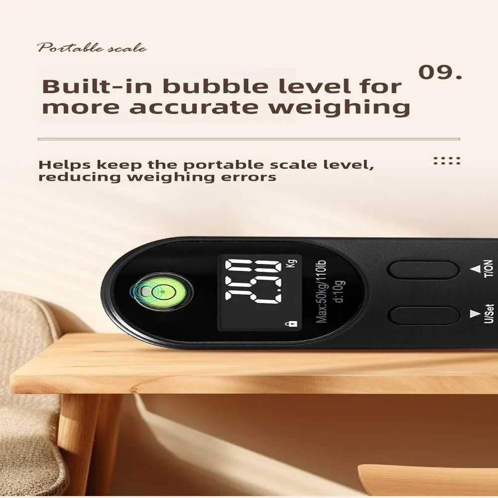A04 - Portable Electronic Luggage Scale Kg/Oz/Ib