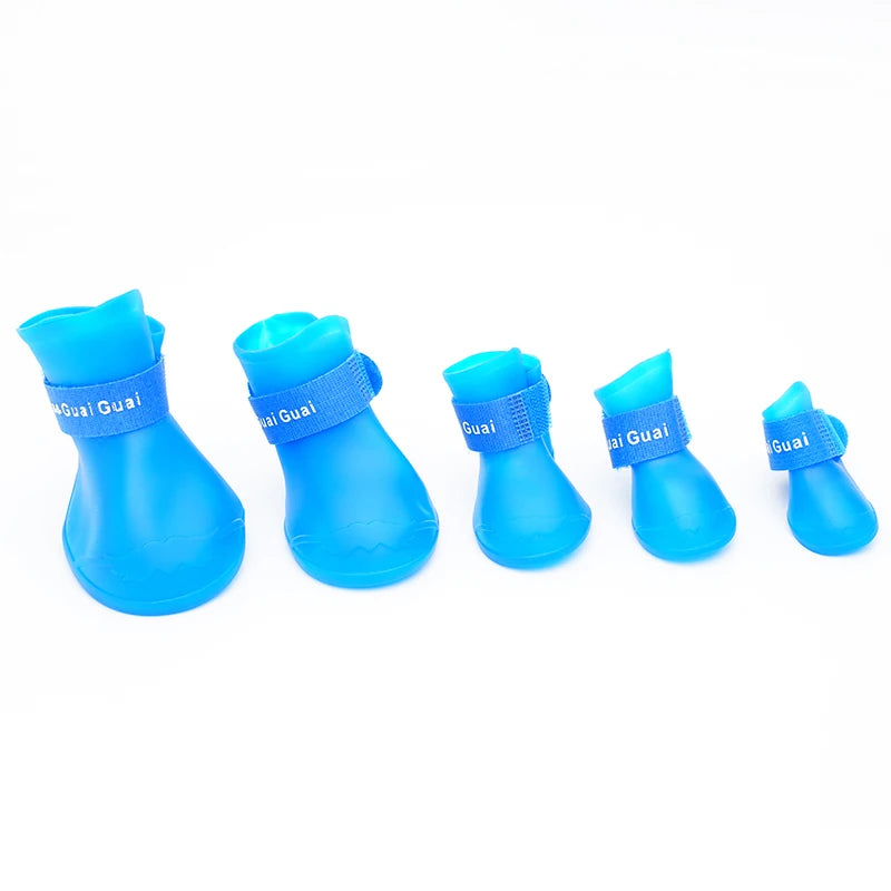 PETS - Scarpe da pioggia in silicone per animali domestici
