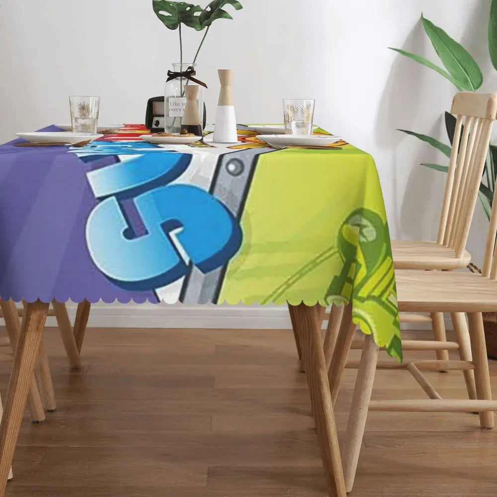 TESS15 - Tovaglia rettangolare personalizzata Cartoon