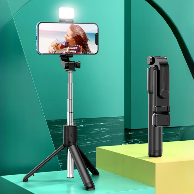 AE10 - All In One Expandable Portable IPhone Tripod Selfie Stick