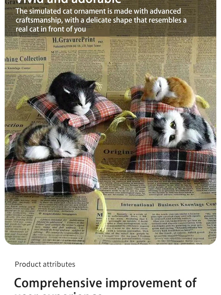 P02 - Animal Flower Cat Cloth Cushion