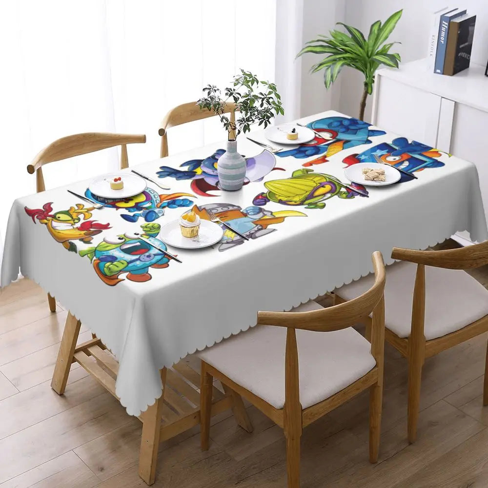 TESS15 - Tovaglia rettangolare personalizzata Cartoon
