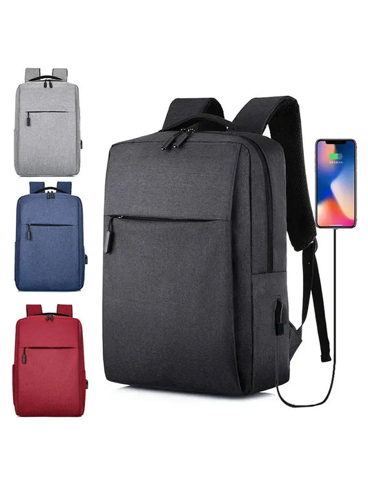 A08 - Versatile Business USB Rechargeable Waterproof Laptop Bag