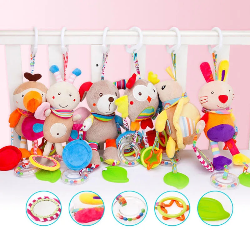 T05 - Hot Sale Newborn Baby Plush Stroller Toys