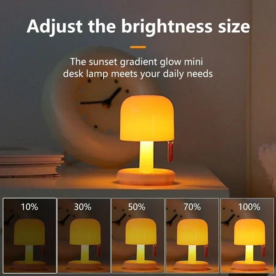 ILLUR - Mini lampada notturna a LED a forma di fungo