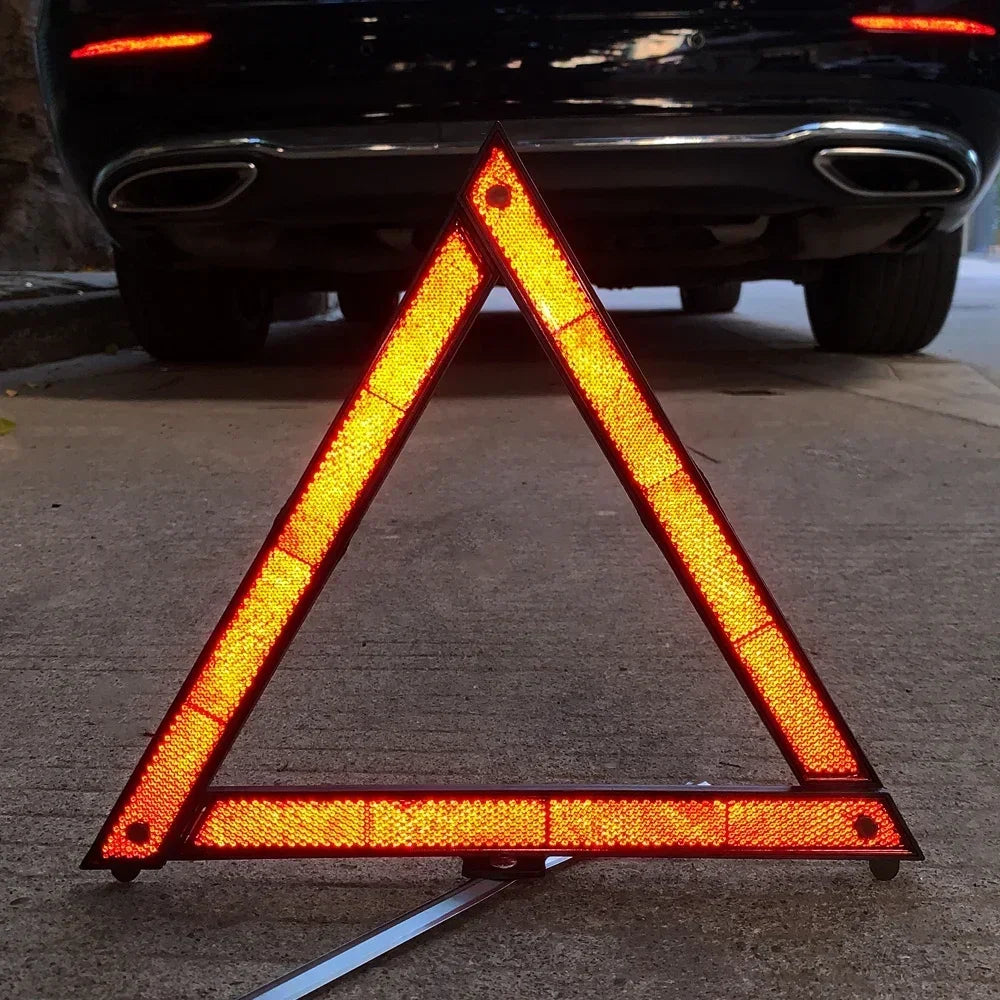 EXTRAS2 - Triangolo riflettente, segnale di emergenza in caso di guasto