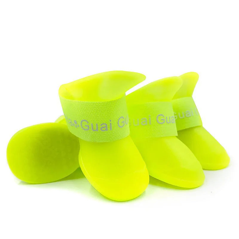 PETS - Scarpe da pioggia in silicone per animali domestici