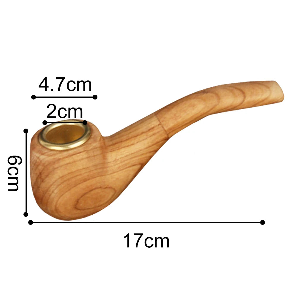 PIPE08 - Pipa per tabacco in legno massello retrò