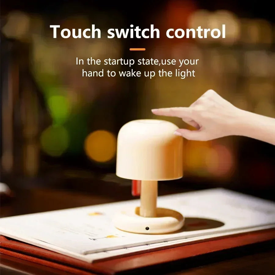 ILLUR - Mini lampada notturna a LED a forma di fungo