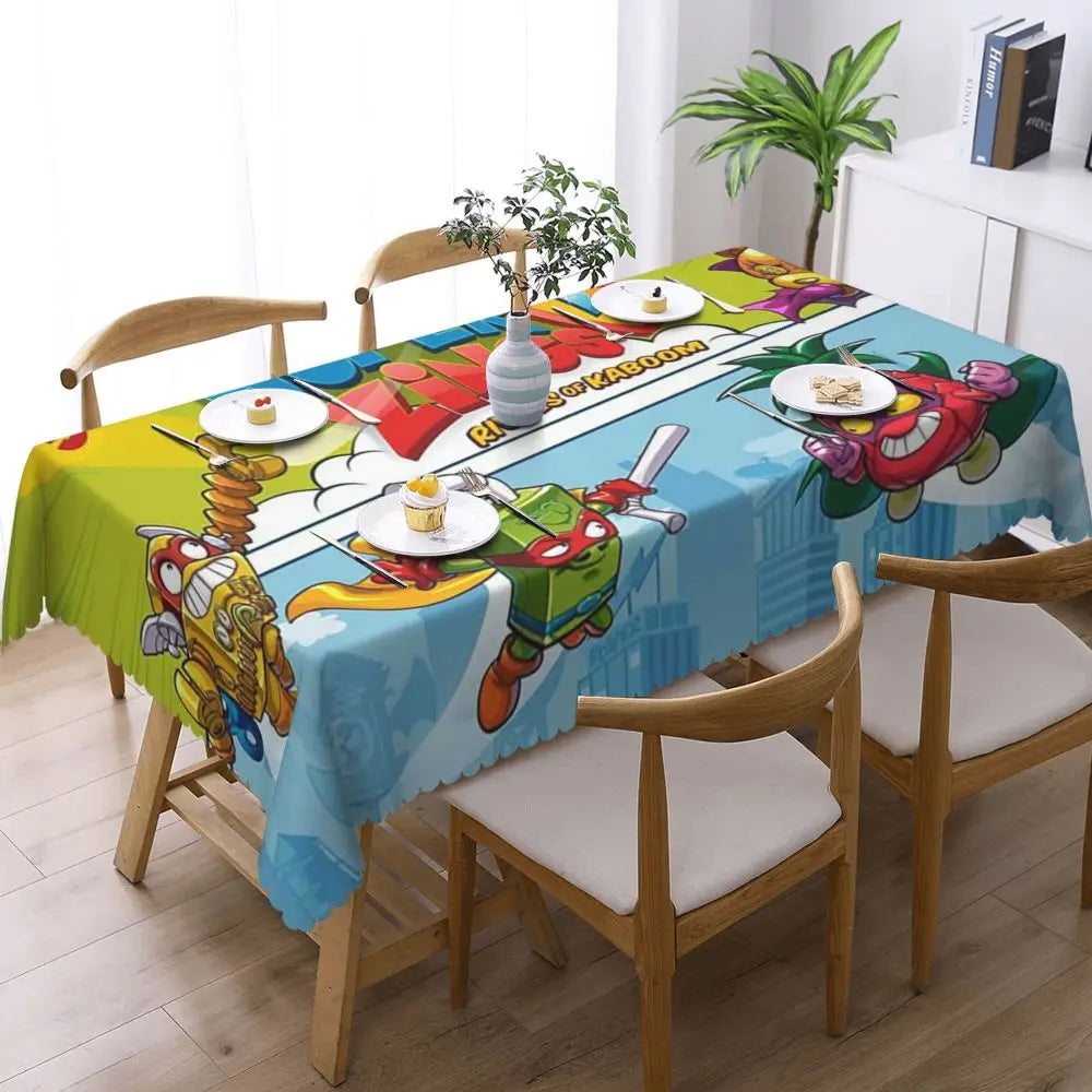 TESS15 - Tovaglia rettangolare personalizzata Cartoon