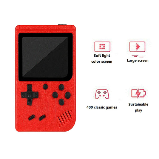 T03 - A Red Retro Classic Games Children's Handheld Small Game Console