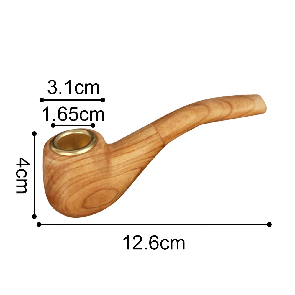 PIPE08 - Pipa per tabacco in legno massello retrò