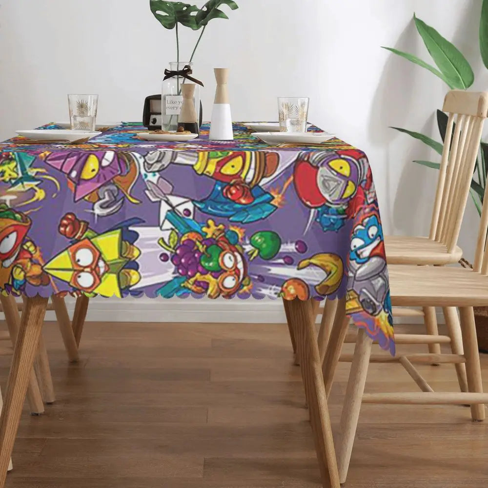 TESS15 - Tovaglia rettangolare personalizzata Cartoon