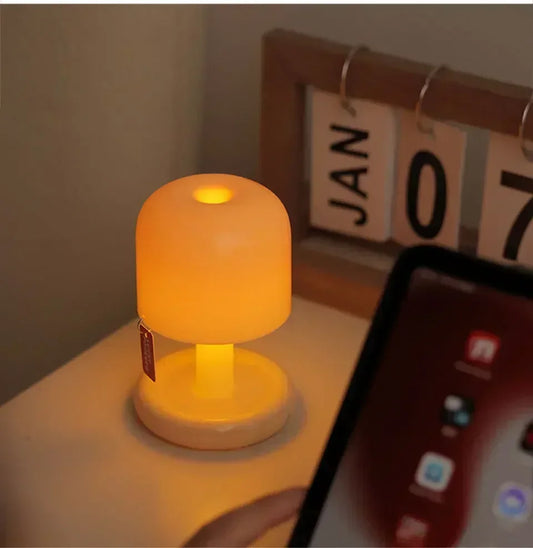 ILLUR - Mini lampada notturna a LED a forma di fungo