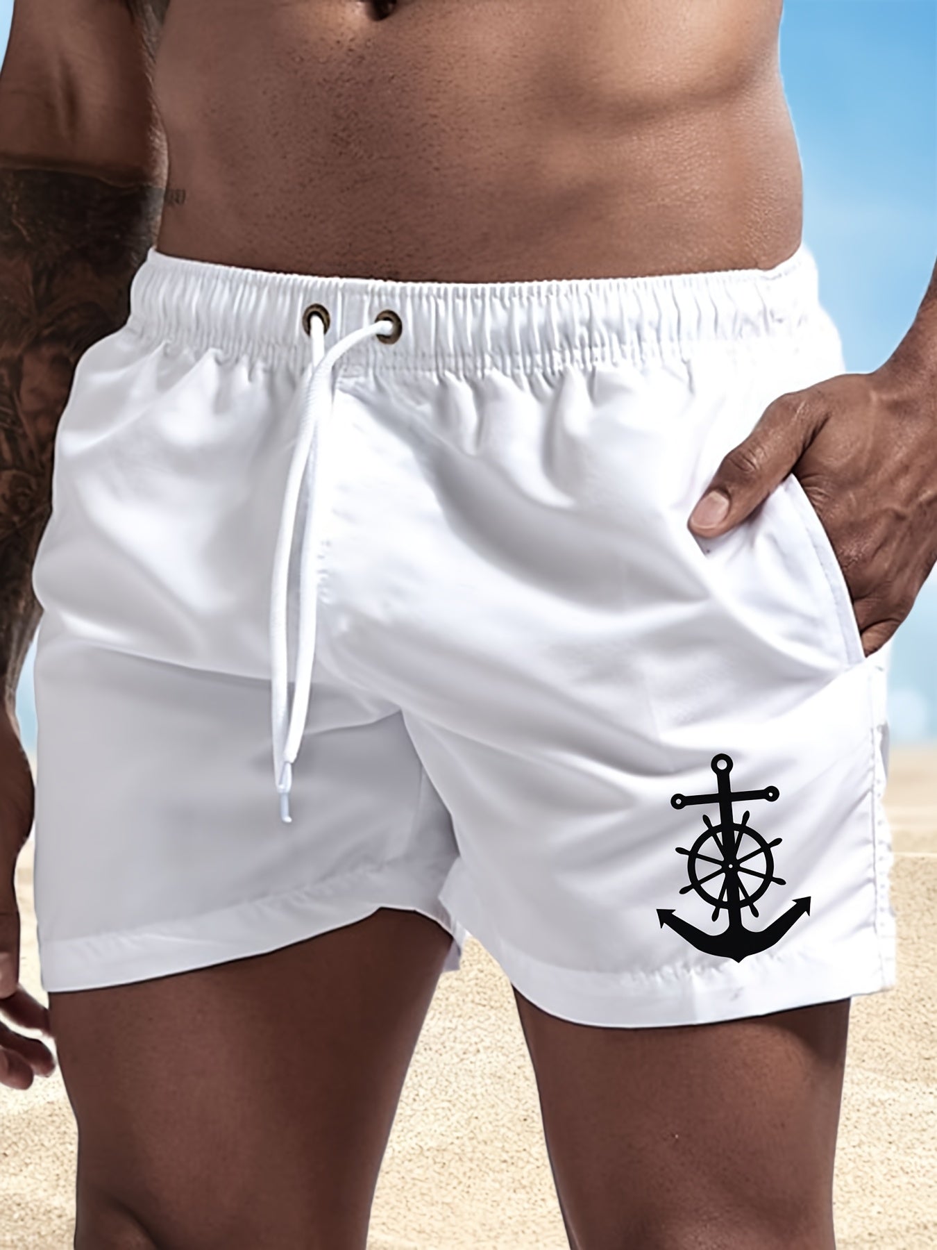 BSMENF10 - Pantaloncini da bagno da uomo ad asciugatura rapida